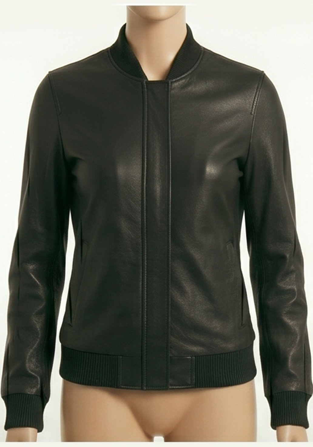The Rebeka Women’s Leather Flap Jacket (Simple Edition)