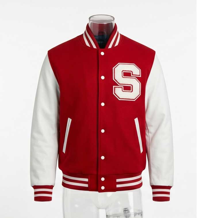 Men' Varsity Jacket for College Sports